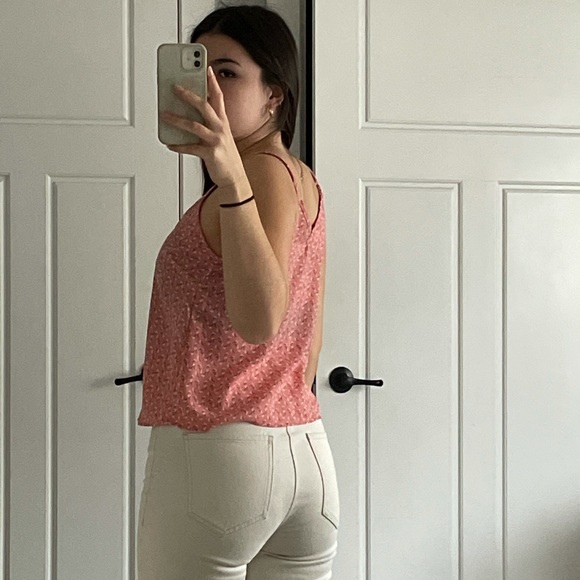 PRINTED BUTTON DOWN TANK TOP - Picture 3 of 5